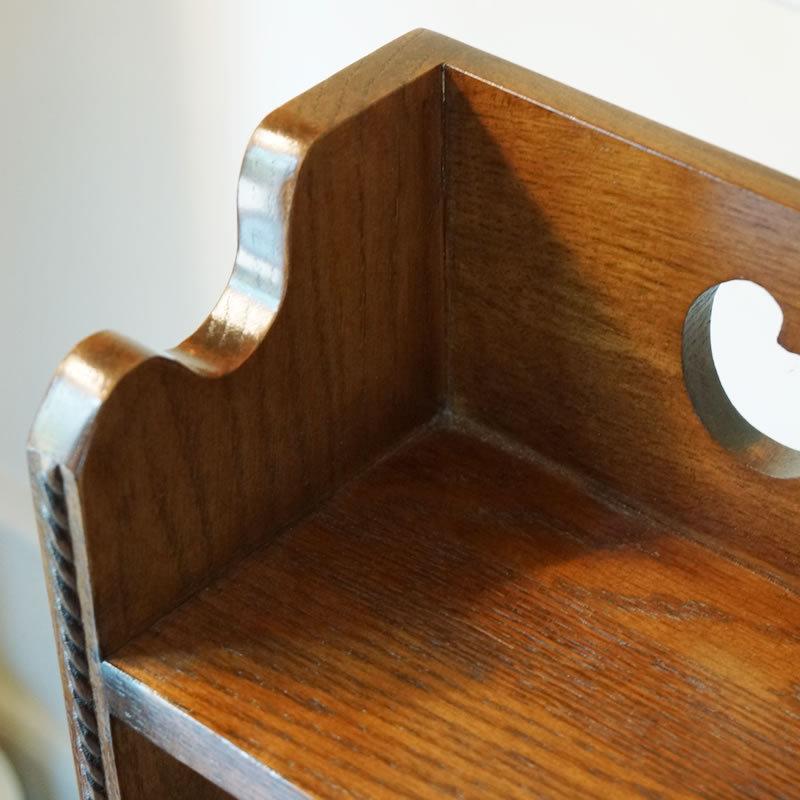 アンティーク家具 リプロダクト 4段 ブックシェルフ オープンシェルフ