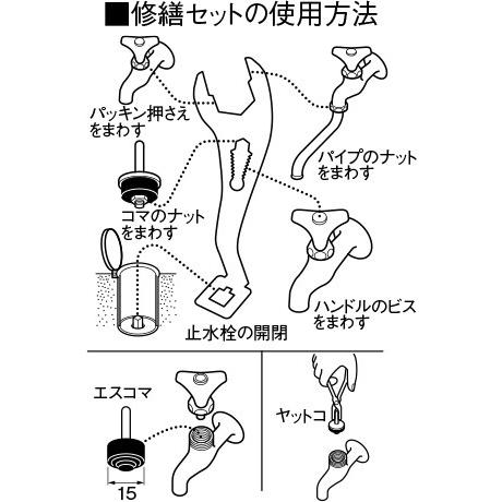 水栓修繕セット PR33S [30716008] SANEI 三栄水栓製作所 |  | 01