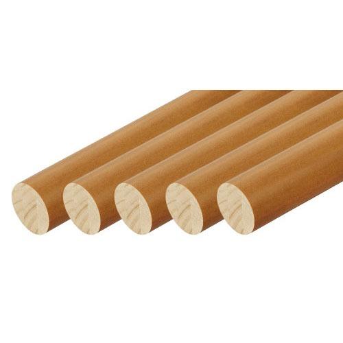 室内用手すり 32丸棒手すり 4m 5本入り マツ六 [32LB4R] φ32×4000mm ライトブラウン4トン配送 車上渡し 法人様事務所入限定 メーカー直送 | 