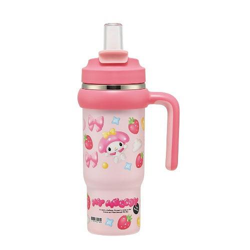 ハンドル付2WAYストローステンレスタンブラー830ml マイメロディ