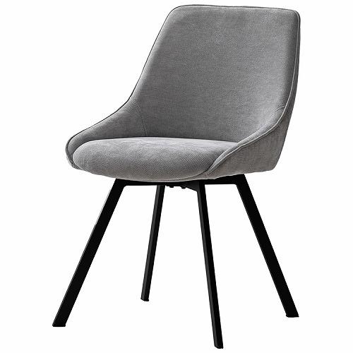 回転ダイニングチェア Hurst ハースト 1脚 CH-A5086-1-GY [615086107