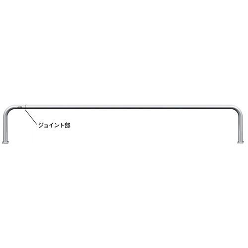 ジョイント自転車アーチ φ42.7(t2.0)×WP2400×H350mm カラー:ステンレス 