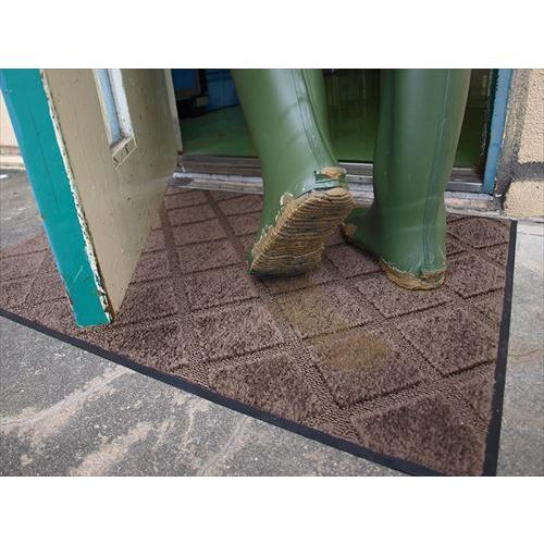 マット スクレイプマットG  ブラウン 90 × 120 cm [AJ00007] クリーンテックス メーカー直送 |  | 01