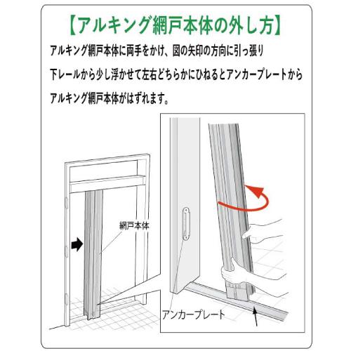 網戸 交換用取替ネット [AK18NET] 網のみ アルキング網戸 AK-18用 川口技研 納期約1週間 |  | 04