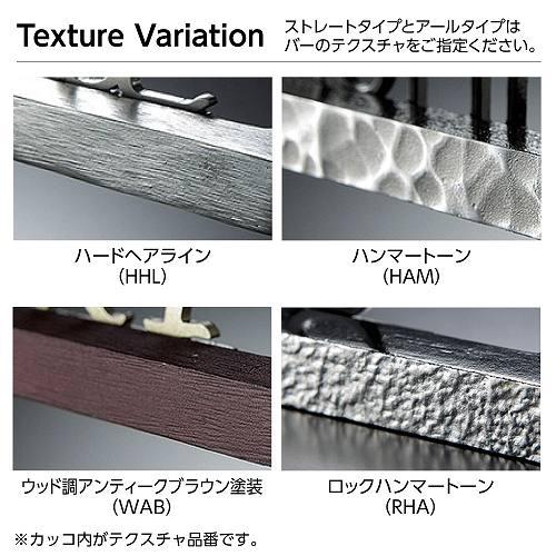 表札 バールミ ストレートタイプ [BAS-3-HAM] バー:ハンマートーン 切文字:ゴールド塗装 美濃クラフトメーカー直送｜e-kitchenmaterial｜02