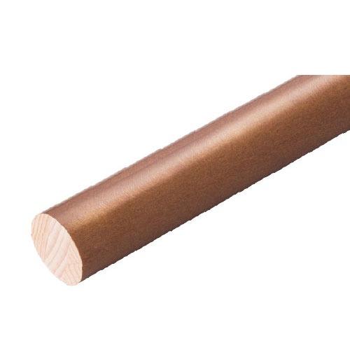 室内用手すり BAUHAUS 32グロス丸棒 マツ六 [BC-GD24] φ32×4000mm Dオーク 手になじむ 高級感4トン配送 車上渡し 法人様事務所入限定 メーカー直送 | 