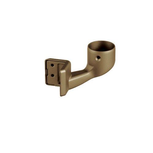 室内用手すり BAUHAUS セレクト 35出隅ブラケットカバー付 マツ六 [BD-14B] ブラウン 横向き使用可能 4トン配送 車上渡し 法人様事務所入限定 メーカー直送 | 