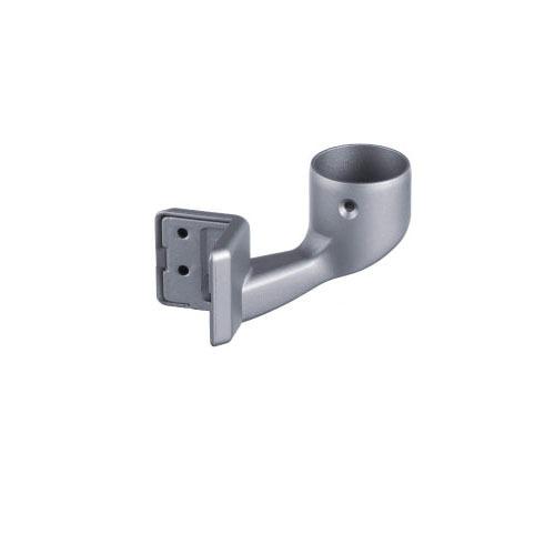 室内用手すり BAUHAUS セレクト 35出隅ブラケットカバー付 マツ六 [BD-14S] シルバー 横向き使用可能 4トン配送 車上渡し 法人様事務所入限定 メーカー直送 | 