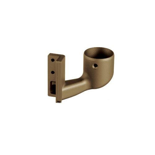 室内用手すり BAUHAUS セレクト 35出隅スリム座ブラケットカバー付 マツ六 [BD-45B] ブラウン 4トン配送 車上渡し 法人様事務所入限定 メーカー直送 超PayPay祭 | 
