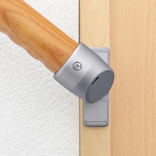 室内用手すり BAUHAUS セレクト 35首振スリムエンドブラケットカバー付 マツ六 [BD-58B] ブラウン 4トン配送 車上渡し 法人様事務所入限定 メーカー直送 |  | 02