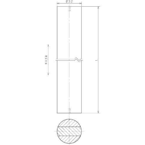 室内用手すり BAUHAUS 32アッシュ丸棒 4m マツ六 [BE-234] φ32×4000mm Mオーク 介護リフォームの定番 4トン配送 車上渡し 法人様事務所入限定 メーカー直送 |  | 01