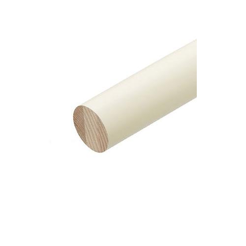 室内用手すり BAUHAUS 32アッシュ丸棒 2m マツ六 [BE-242] φ32×2000mm ホワイト 介護リフォームの定番 4トン配送 車上渡し 法人様事務所入限定 メーカー直送 | 