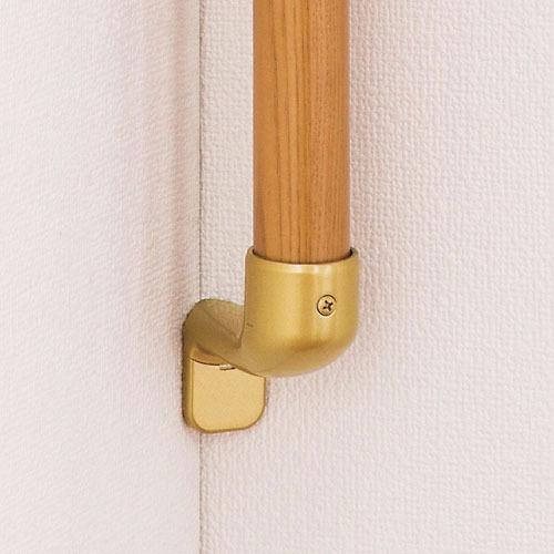 室内用手すり BAUHAUS セレクト 32入隅用縦型ブラケットカバー付 マツ六 [BE-65G] ゴールド 横使い可能4トン配送 車上渡し 法人様事務所入限定 メーカー直送 |  | 02