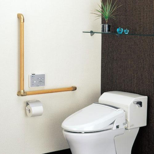 室内用手すり  35セレクト L型ハンド φ35×700×600mm マツ六 [BG-201MB] Mブラウン+ブラウン 4トン配送 車上渡し 法人様事務所入限定 メーカー直送 |  | 02