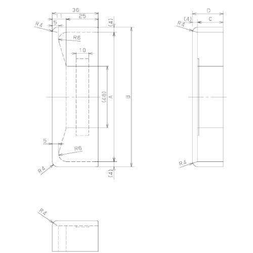 室内用手すり BAUHAUS ベースプレート用木製エンドカバー 大壁用 120mm用 マツ六 [BH-21MO] Mオーク 4トン配送 車上渡し 法人様事務所入限定 メーカー直送 |  | 02