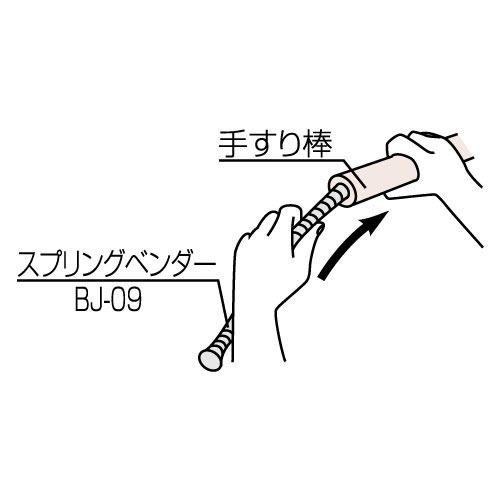 屋外用手すり BAUHAUS フリーRレール スプリングベンダー マツ六 [BJ-09] 4トン配送 車上渡し 法人様事務所入限定 メーカー直送 |  | 01