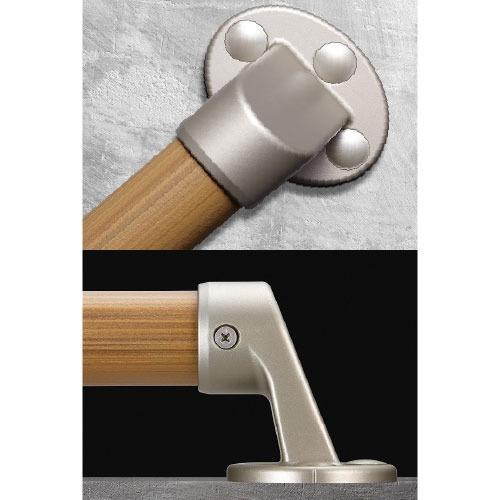 屋外用手すり BAUHAUS フリーRレール EエンドブラケットN マツ六 [BJ-100DB] ダークブロンズ 4トン配送 車上渡し 法人様事務所入限定 メーカー直送 |  | 02