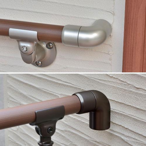 屋外用手すり BAUHAUS フリーRレール RAアルミエンドキャップ マツ六 [BJ-116DB] ダークブロンズ 4トン配送 車上渡し 法人様事務所入限定 メーカー直送 |  | 02