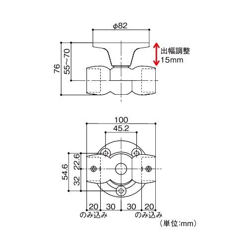 屋外用手すり BAUHAUS フリーRレール 自在ブラケット マツ六 [BJ-166DB] ダークブロンズ 出幅調整ができる4トン配送 車上渡し 法人様事務所入限定 メーカー直送 |  | 01