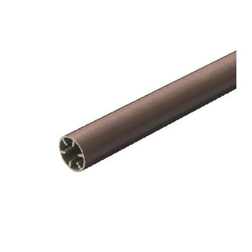 屋外用手すり BAUHAUS フリーRレール アルミ直ビーム Φ28×3000mm マツ六 [BJ-174DB] ダークブロンズ 4トン配送 車上渡し 法人様事務所入限定 メーカー直送 | 