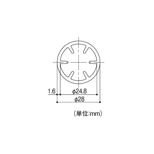 屋外用手すり BAUHAUS フリーRレール アルミ直ビーム Φ28×3000mm マツ六 [BJ-174DB] ダークブロンズ 4トン配送 車上渡し 法人様事務所入限定 メーカー直送 |  | 01