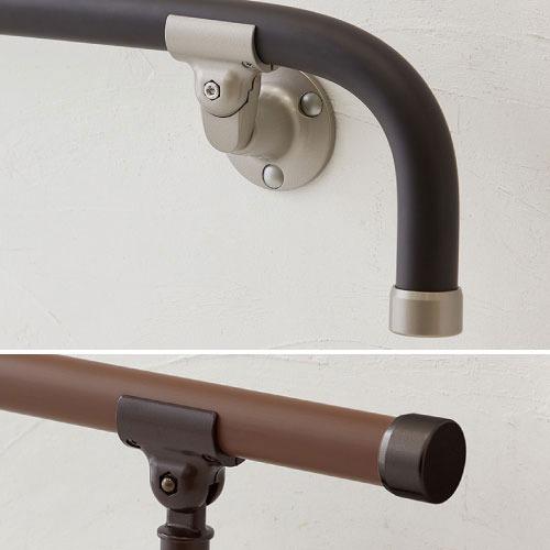 屋外用手すり BAUHAUS フリーRレール FAアルミエンドキャップ マツ六 [BJ-202DB] ダークブロンズ 4トン配送 車上渡し 法人様事務所入限定 メーカー直送 |  | 02