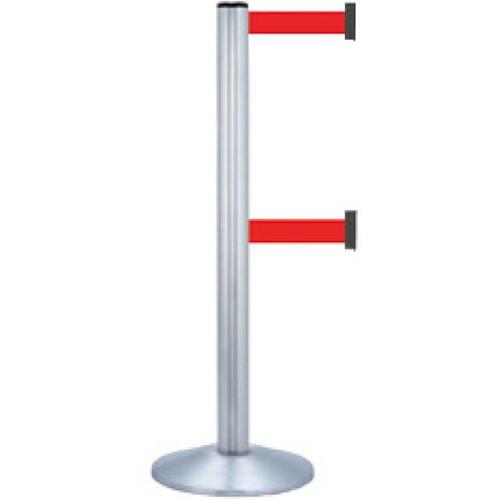 屋内型ベルトリール φ70×H1021mm カラー:ベルト赤 [BR-320MS(RD)] サンポール 受注生産品 キャンセル不可 納期約1ヶ月 法人限定 メーカー直送 | 