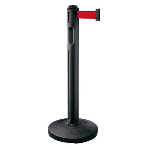 屋外型ベルトリール φ89×H993mm カラー:ベルト赤 [BR-500B(RD)] サンポール 受注生産品 キャンセル不可 納期約1ヶ月 メーカー直送 | 