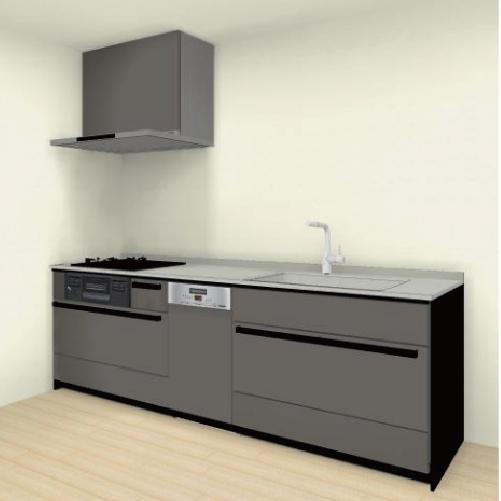 システムキッチン セントロ(CENTRO) クリナップ 間口2550mm 間口 システムキッチン セントロ(CENTRO) クリナップ 間口2550mm 間口