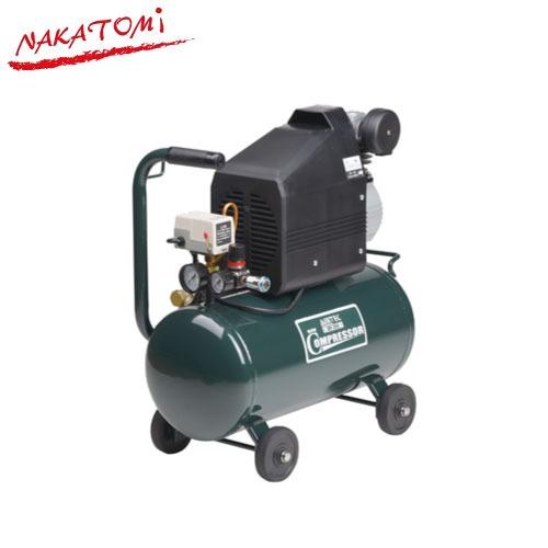 エアーコンプレッサー コンパクト ナカトミ [CP-251] 取っ手・ハンドル付き 単相100V タンク容量25L エアー工具 法人様限定 メーカー直送 | 