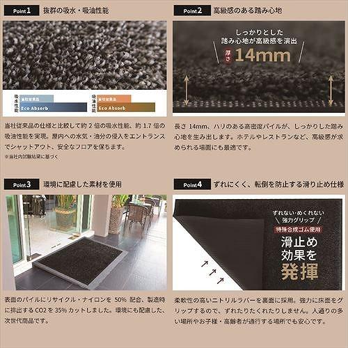 爆買 マット Eco Absorb 90×150cm [CR00007] クリーンテックス メーカー直送 |  | 02
