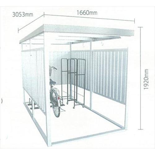 多目的万能物置 [DM-14] 間口1600×奥行3000mmタイプ ショートパネルタイプ 休憩所 自転車置き場 物置 ダイマツ 4トン車配送  法人様限定 メーカー直送 |  | 01