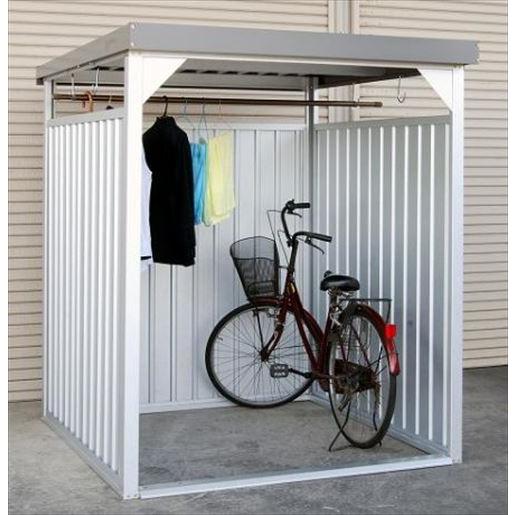 多目的万能物置 [DM-7L] 間口1600×奥行1800mmタイプ ロングパネルタイプ 休憩所 自転車置き場 物置 ダイマツ 4トン車配送  法人様限定 メーカー直送 | 