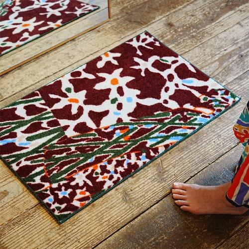 マット 着飾るサルたち04 45 x 75 cm [DV00002] iracchi クリーンテックス   メーカー直送 |  | 01