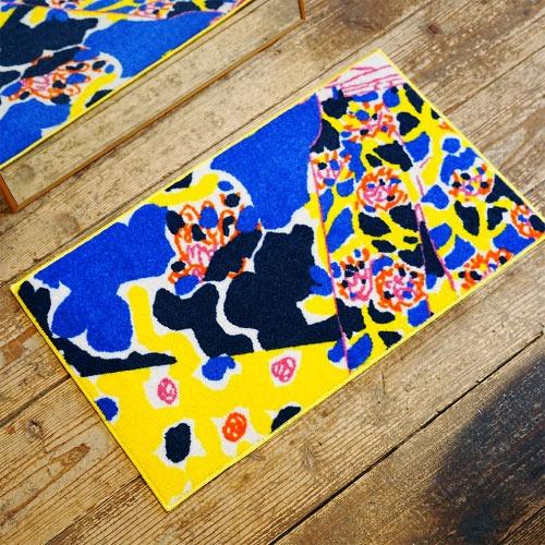 マット 着飾るサルたち10 45 x 75 cm [DV00003] iracchi クリーンテックス   メーカー直送 |  | 01