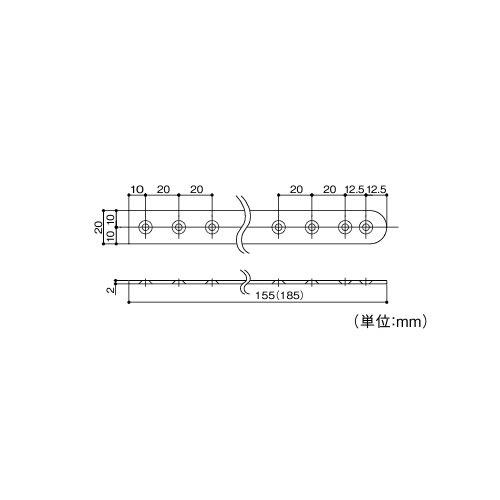 玄関用 木製踏台 DX 上がりかまち用別売固定金具 L185mm 2本入 マツ六 [DX185B] 追加用固定金具4トン配送 車上渡し 法人様事務所入限定 メーカー直送 |  | 01