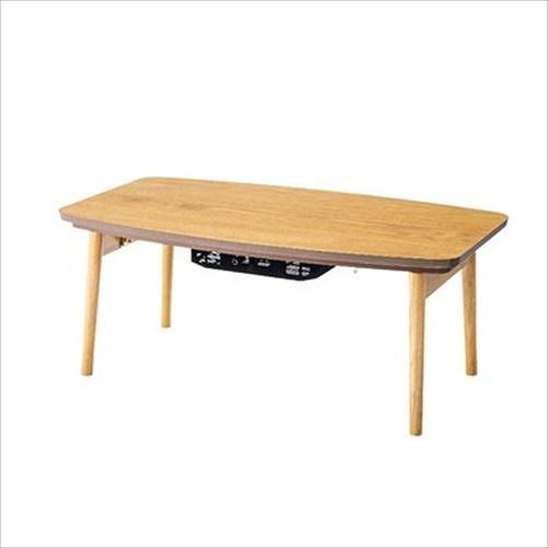 こたつ 折脚コタツ [E901OAK] W90×D50×H36 ナチュラル AZUMAYA 東谷 メーカー直送 | 