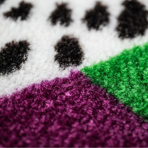 マット もりのふくろう ホワイト 45 x 75 cm [EC00001] emoemo クリーンテックス   メーカー直送 |  | 02