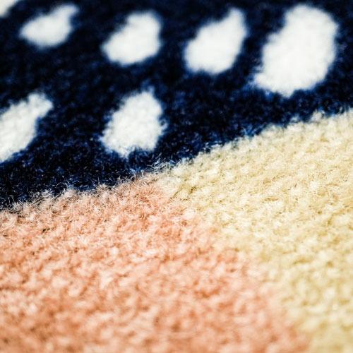 マット もりのふくろう ネイビー 45 x 75 cm [EC00002] emoemo クリーンテックス   メーカー直送 |  | 02