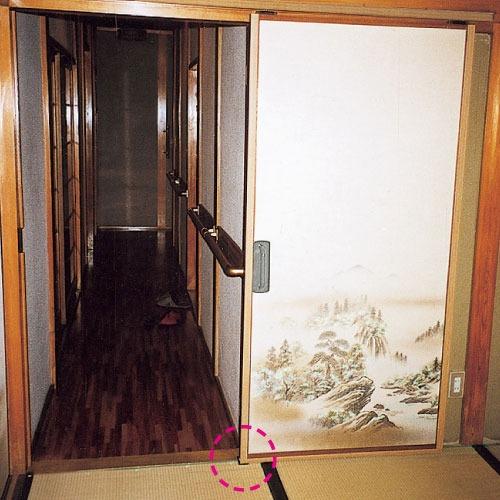 ドア エコ引き戸 たたみ用 ガイドローラー マツ六 [ESD-GR2] ブラック ねじの効かない畳の間用4トン配送 車上渡し 法人様事務所入限定 メーカー直送 |  | 02