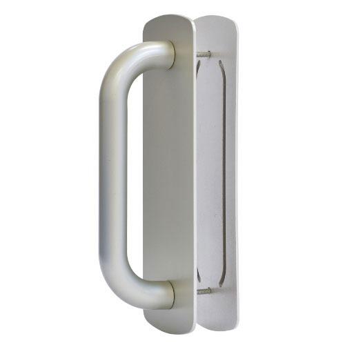 ドア エコ引き戸 別売引き手 マツ六 [ESD-PH1S] シルバー 戸尻側にも引き手を付けたい場合に4トン配送 車上渡し 法人様事務所入限定 メーカー直送 | 