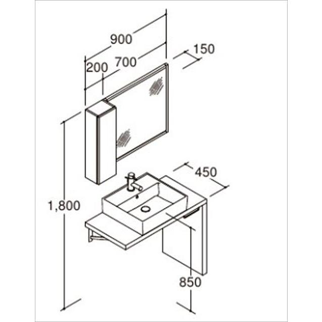 エスタボウル リクシル エスタ 図面 洗面化粧台 エスタ 間口900mm LIXIL リクシル esta08 ベッセル手洗タイプ ライトオーク 4トン配送 メーカー直送 超PayPay祭 e-キッチンマテリアル - 通販 - Yahoo ショッピング