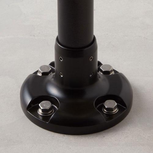 屋外用手すり ストレートEZレール スタンド直受け マツ六 [EZ-12DC] ダークチョコ シンプル4トン配送 車上渡し 法人様事務所入限定 メーカー直送 |  | 02