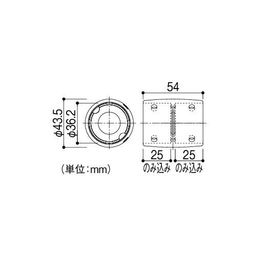 屋外用手すり ストレートEZレール 直ジョイント マツ六 [EZ-13US] アンバーステン シンプル4トン配送 車上渡し 法人様事務所入限定 メーカー直送 |  | 01