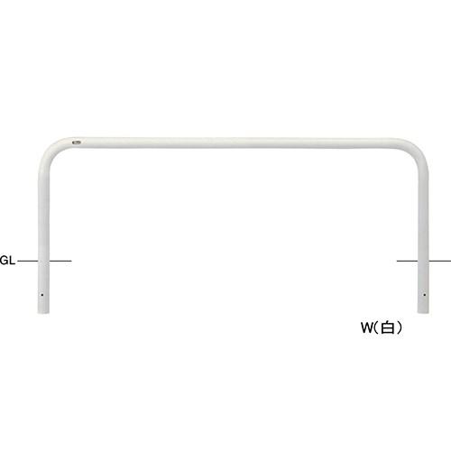 アーチ φ60.5(t2.8)×W2000×H650mm カラー:黄 [FAA-7U20-650(Y)] サンポール 受注生産品 キャンセル不可 納期約1ヶ月 メーカー直送