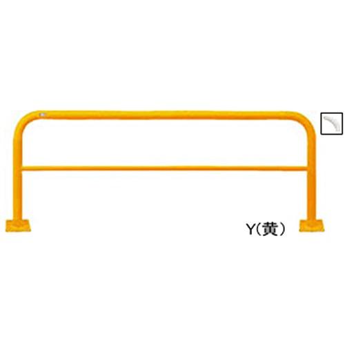 アーチ φ60.5(t2.8)×W2000×H800mm カラー:黄 [FAH-7B20-800(Y)] サンポール 受注生産品 キャンセル不可 納期約1ヶ月 メーカー直送
