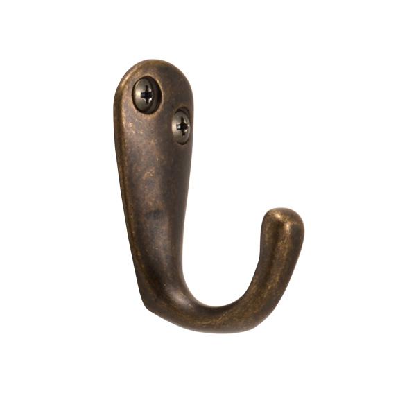 真鍮 フック(MLシリーズ) 古色 アンティーク ブラス 雑貨 [610043] ゴーリキアイランド | 