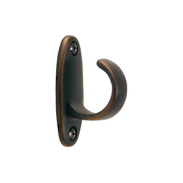 爆買 真鍮 フック(カーテンシリーズ)M 黒色 アンティーク ブラス 雑貨 [610942] ゴーリキアイランド | 