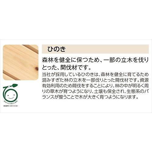 ひのき材テーブルベンチ 4チェアタイプ [HB-1608] 天然木 ひのき モリマーキンキ?法人様限定メーカー直送 |  | 02