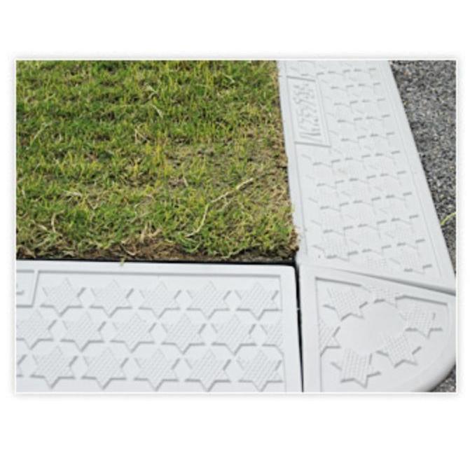 段差スロープ サイドコーナー [HC-050] ホワイトグレー 50mm段差用 段差スロープ 駐車場 プラスチック ミスギ MISUGI |  | 04